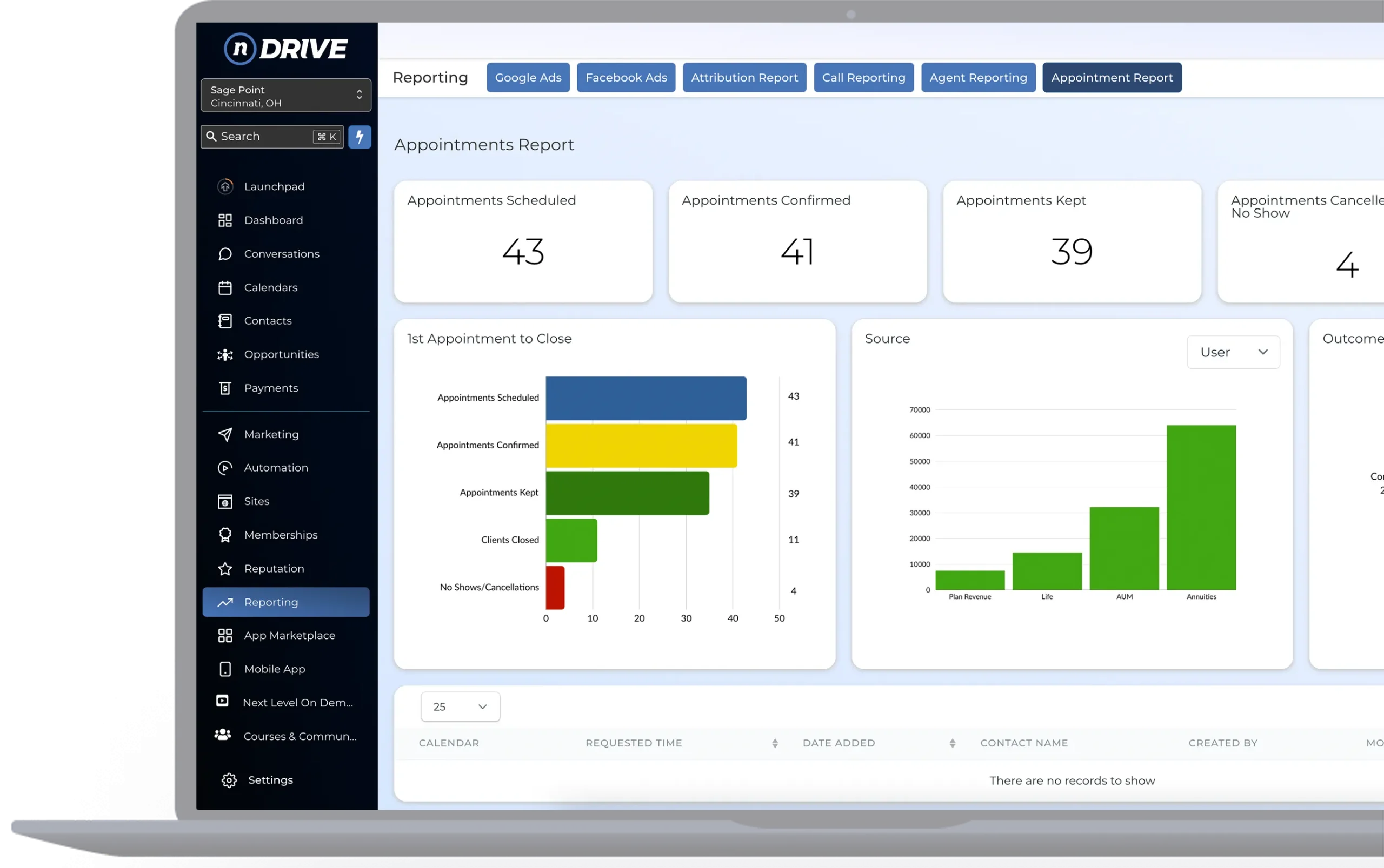 Appointment Tracking